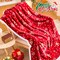 Christmas Throw Blanket, Christmas Decorations Blankets and Throws, Fuzzy Cozy Soft Warm Fleece Sherpa Winter Holiday Blanket for Bed Couch Sofa Reindeer Snowflakes